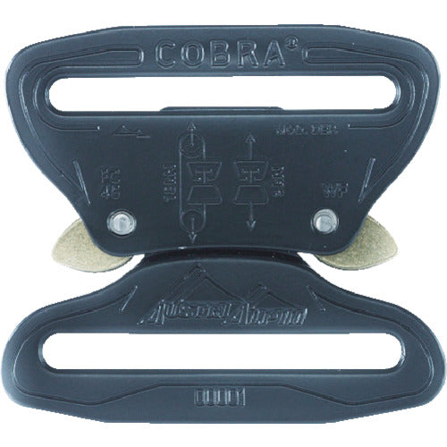 ＡＬＰＩＮ　ＣＯＢＲＡオリジナル　バックル　４５ＭＭ　ブラック　ＦＦ　FC45KFF　1 個