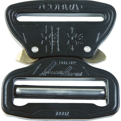 ＡＬＰＩＮ　【売切廃番】　ＣＯＢＲＡオリジナル　バックル　４５ＭＭ　ブラック　ＶＦ　FC45KVF　1 個