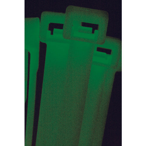 ＳａｐｉＳｅｌｃｏ　ケーブルタイ　２．５ｍｍ×１００ｍｍ　蓄光　（１００本入）　FOS.2.2102R　1 袋