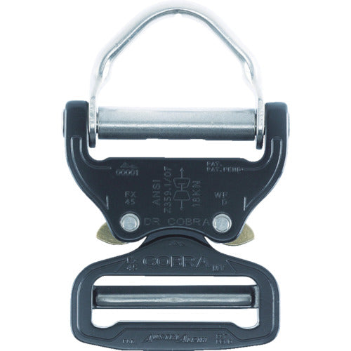 ALPIN [Sold out and discontinued] COBRA Pro Style ANSI Buckle 45mm D-Ring Silver FX45AVD 1 pc