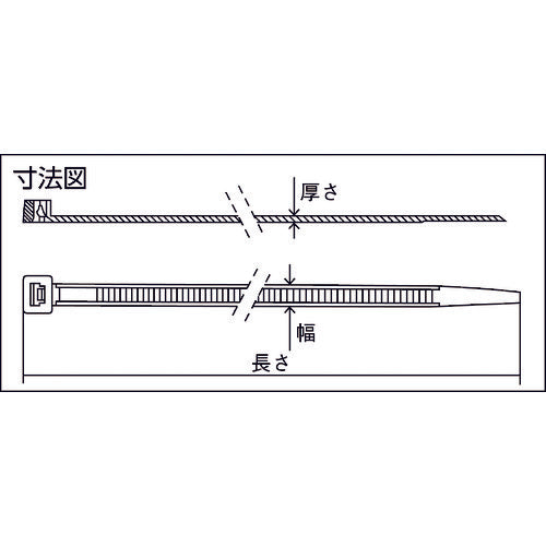 ＳａｐｉＳｅｌｃｏ　セルフィット　耐候性ケーブルタイ　９．０ｍｍ×５５０ｍｍ　最　SEL.UVV2.142R　1 袋