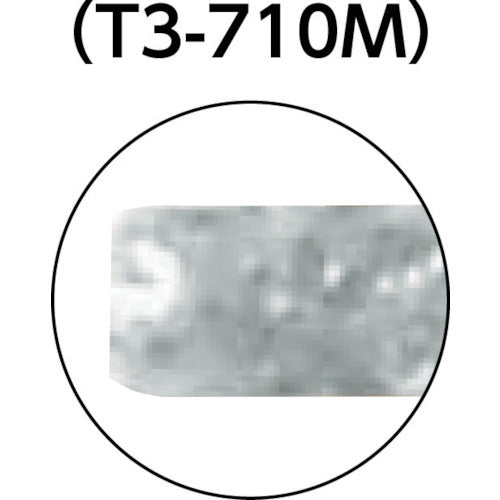 ＴＲＵＳＣＯ　ダイヤモンドインターナルバー円筒先丸　Φ１．０Ｘ刃長６Ｘ軸３ｍｍ　T3-710M　1 本