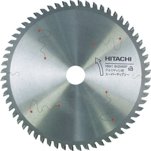 HiKOKI 슈퍼 칩 톱 (알루미늄 새시용) 160mmX60매 블레이드 0032-6741 1장
