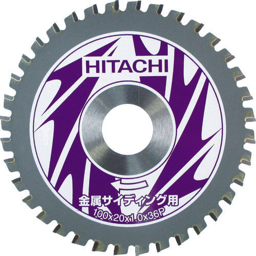 ＨｉＫＯＫＩ　チップソー（金属サイディング用）　１２５ｍｍ×２０　４６枚刃　0032-8545　1 枚