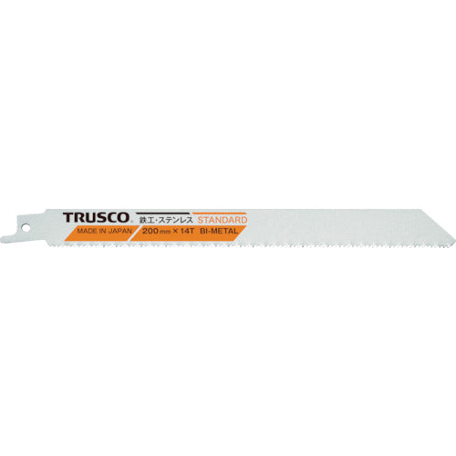 ＴＲＵＳＣＯ　バイメタルセーバーソーブレード　１６０ｍｍＸ０．９厚Ｘ１４山　５枚　TBS-160-14-5P　1 PK