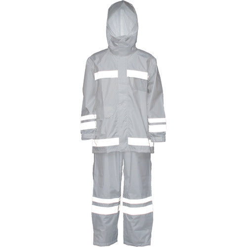 Kajimeiku Visibility Rain Suit White S 3810-01-S 1 unit