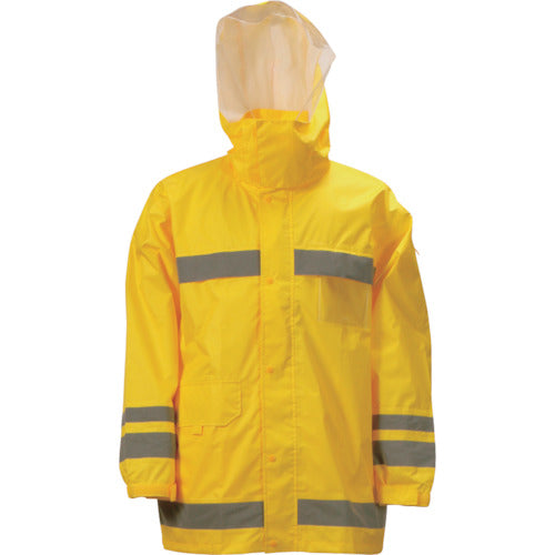 カジメイク　視認性レインスーツ　イエロー　Ｌ　3810-11-L　1 着
