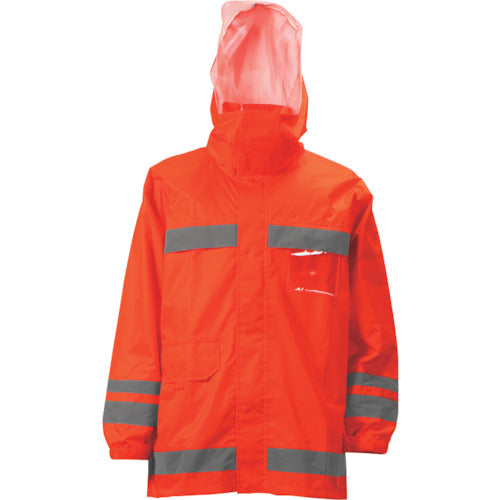 Kajimeiku Visibility Rain Suit Orange S 3810-25-S 1 unit