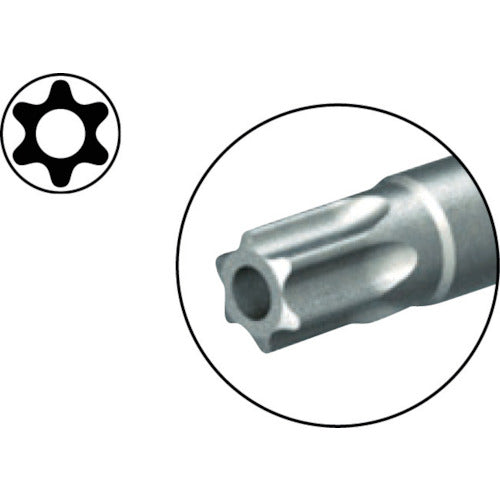 ＴＲＵＳＣＯ　ヘクスローブビット穴付ＭＧ付　Ｔ３０Ｘ６５Ｈ　THB-T30-65　1 本