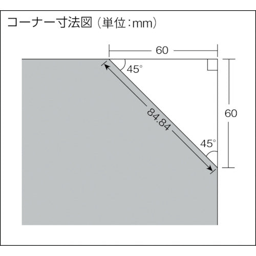 ＴＲＵＳＣＯ　スチール製ワゴン用マット　ピラミット　１０００×６５０用　グリーン　WMP-10P-GN　1 枚