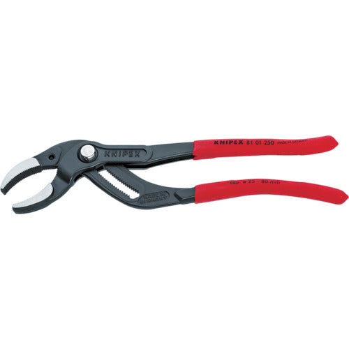 KNIPEX 250mm Pipe Pliers (Plastic Jaws) Plated 8113-250SB 1 Piece