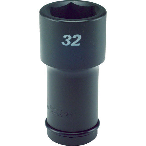 FPC impact long socket, 19mm drive, 32mm across flats, 1.1/4 3/4WAU-32, 1 pc