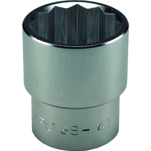 ＦＰＣ　ソケット　１２角　差込角１９．０ｍｍ　対辺４１ｍｍ　１．５／８　6S-41　1 個