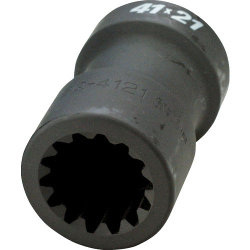 ＦＰＣ　スプライン　コンビネーション　ソケット　差込＃５スプライン　６角４１ｍｍ　SWBQ-4121　1 個