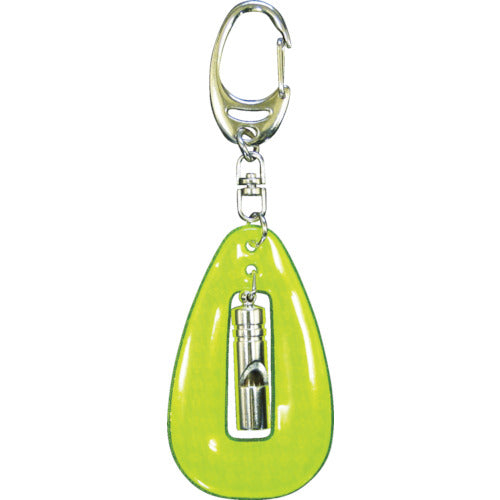 TRUSCO Disaster Prevention and Crime Prevention Whistle Yellow TEW-Y 1 pc