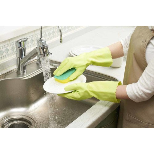 SHOWA PVC Gloves Nice Hand Mew Medium Thick Pink S Size NHMIC-SP 1 Pair