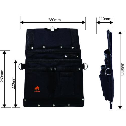 KH HUMHEM 24127형 백 블랙 HM127-K 1개