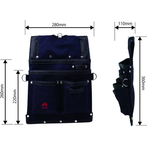 KH HUMHEM 24127 Type Bag Navy HM127-N 1 pc