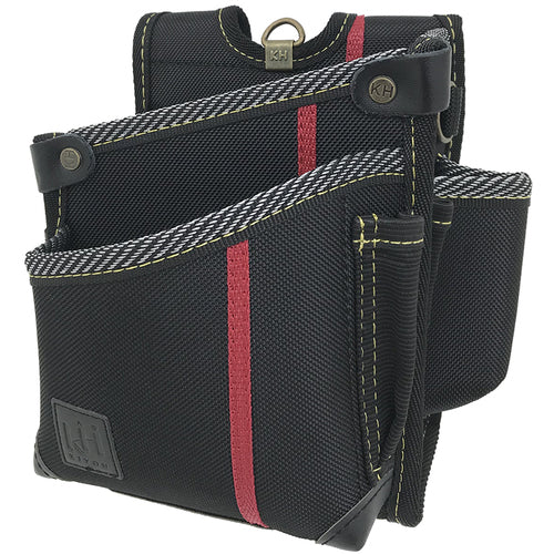 KH Evolution Series Waist Bag with 2 Pockets (Small) Black/Scarlet Right Hip SA14K 1 pc