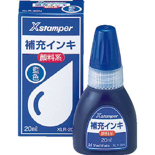 シヤチハタ　顔料系インキ２０ＭＬ　藍　XLR-20N-3　1 個