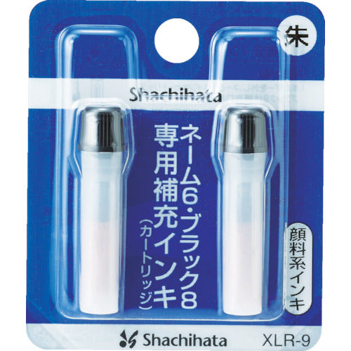 シヤチハタ　補充インキ　ＸＬＲ−９　朱　XLR-9-5　1 PK