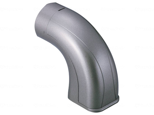 Matsuroku BAUHAUS SELECT 32 end bracket with metal cover, silver, φ32