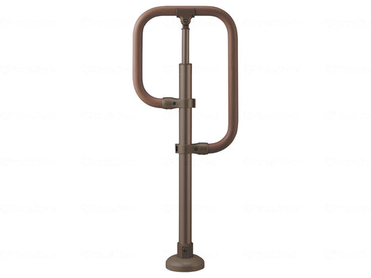 Matsuroku BAUHAUS Free R Rail Base Plate Type G-Type Stand Dark Bronze + Mokume Dark