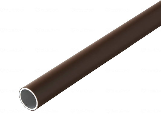 Matsuroku Straight EZ Rail 36 Aluminum Resin-wrapped Handrail Bar Cocoa 4m