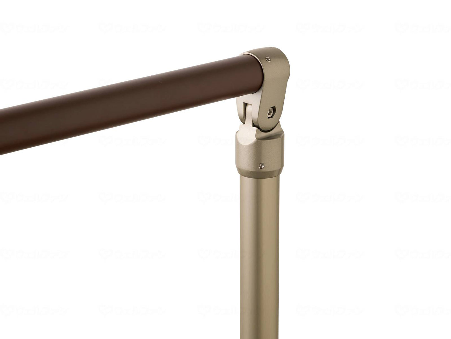 Matsuroku Straight EZ Rail Post End Joint Dark Chocolate