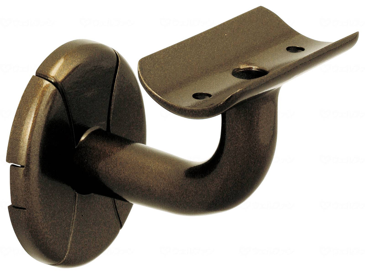 소나무 육 브래킷 횡형 커버 부착 BD-01B 브라운 φ35