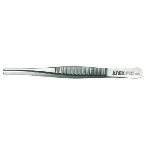 Annex Stainless Steel Tweezers with Hook (1 x 2) 130 mm 220 1 pc
