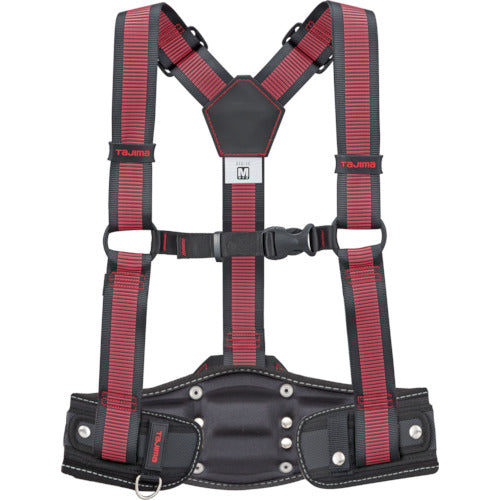 Tajima Suspenders Limited Red Line and Chest Guard CRX Set M Size YPLMCRX-LRE 1 Piece