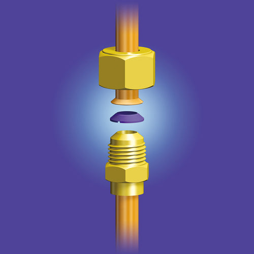 아사다 플레어 피팅 누설 방지 패킹 “플레어 타이트” 3/8 (10개입) FT0638 1봉