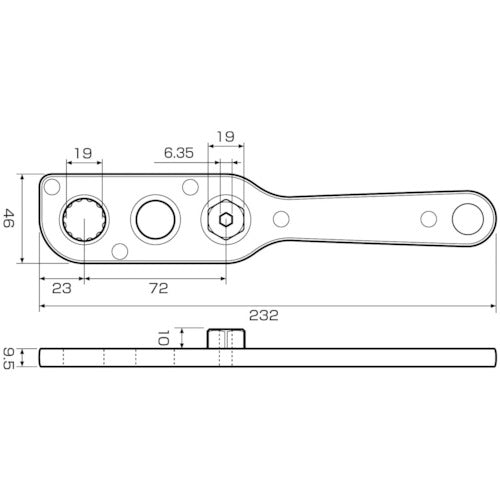 アネックス　オフセットアダプター　AOA-19　1 個