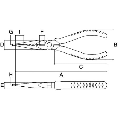 Three Peaks Multi-Pliers (with spring) 163mm BR-150Z-S 1 piece