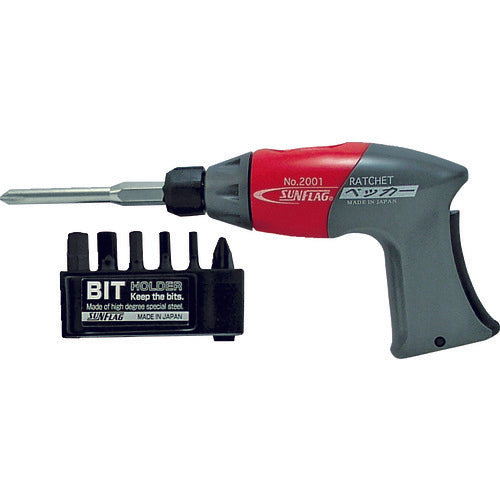 Sunflag Pecker Ratchet Driver with Bits NO2002 1 S