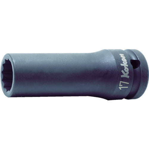 Ko-ken Impact 12-point Deep Socket, 12.7mm Drive, 32mm Diagonal, 14305M-32, 1 pc