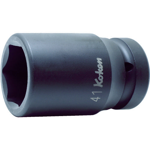 Ｋｏ−ｋｅｎ　薄肉インパクトセミディープソケット　対辺２７　差込角２５．４全長８０　18301X-27　1 個