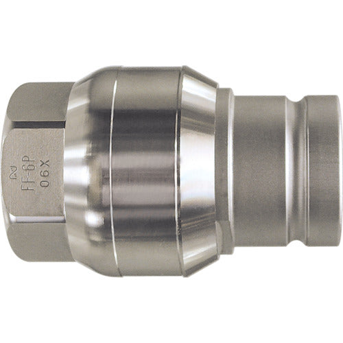 Nitto Flat Face Coupler FF Type, Mating Mounting Size R3/8 (20904) FF-3P STEEL NBR 1 pc