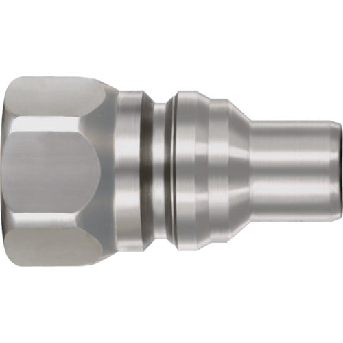 Nitto HSU coupler for high pressure, mating size R1/4, pressure resistance (MPa) 31.5 (47946) HSU-2P SUS HNBR 1 piece