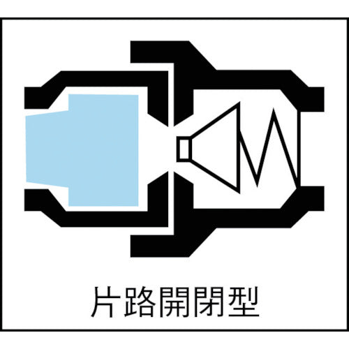 日東　金型カプラ　大流量タイプ（めねじ取付用）　相手側取付サイズＲｃ３／８（４２１８３）　K3-03SM BRASS NBR   　1 個