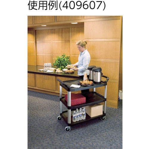 エレクター　【売切廃番】ユーティリティーカート　シルバー入れ　ブラック　3354-8807　1 個