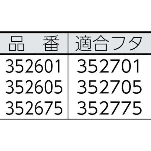 エレクター　スクエアブルートコンテナ用フタ　１０６．０Ｌ用　ホワイト　352701　1 枚