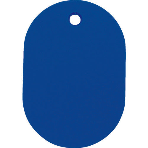 TRUSCO Small oval bills 45 x 30 mm 5 pieces Blue TKFS-B 1 PK