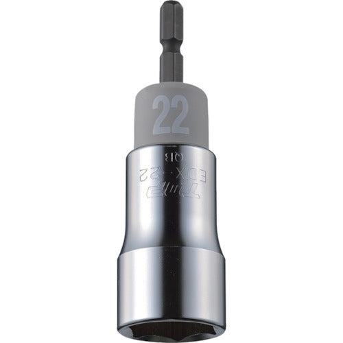 ＴＯＰ　電動ドリル用アルファソケット　２２ｍｍ　EDX-22　1 個