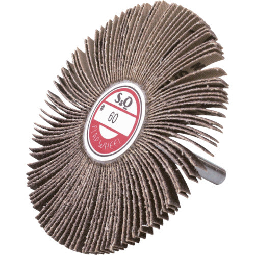 MURAKO Shaft-mounted flap without fittings, outer diameter 80, width 5, shaft diameter 6mm, 60# KN8005, 5 pieces