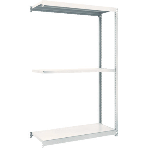TRUSCO Steel Rack M1.5 Type Light-Medium Duty Shelf 1760 x 595 x H1800 3 Tier Link Neo Gray M1.5-6663B 1 S