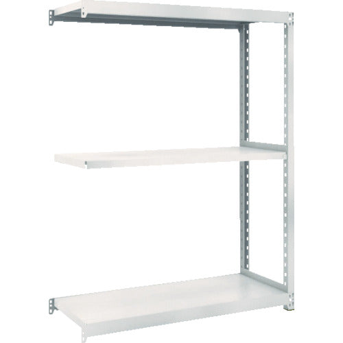 ＴＲＵＳＣＯ　スチールラック　Ｍ２型軽中量棚　８６０Ｘ４５０ＸＨ１５００　３段　連結　ネオグレー　M2-5343B　1 Ｓ