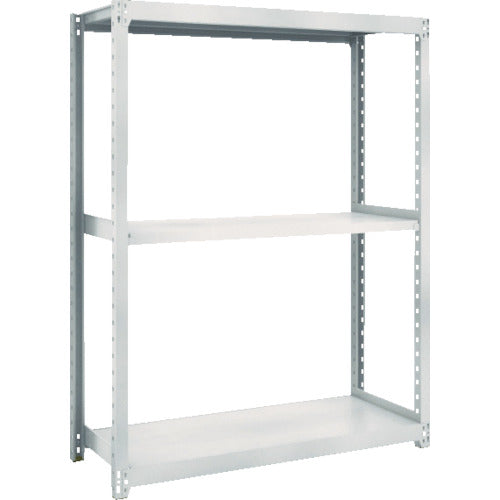 ＴＲＵＳＣＯ　スチールラック　Ｍ２型軽中量棚　１１６０Ｘ６００ＸＨ１５００　３段　単体　ネオグレー　M2-5463　1 Ｓ