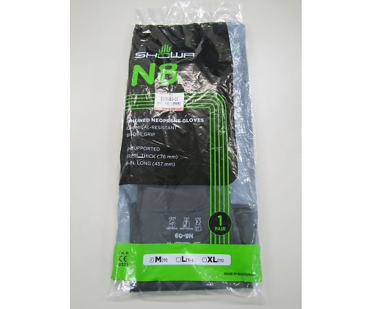 [M/457mm] 장갑·화학 약품용(나오프렌콤) EA354BW-21 1쌍